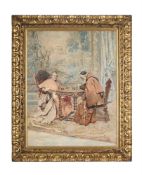 PUBLIO DE TOMMASI (ITALIAN 1849 -1914), CHECKMATE