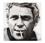 PAUL [?] (20TH/21ST CENTURY), PORTRAIT OF STEVE MCQUEEN