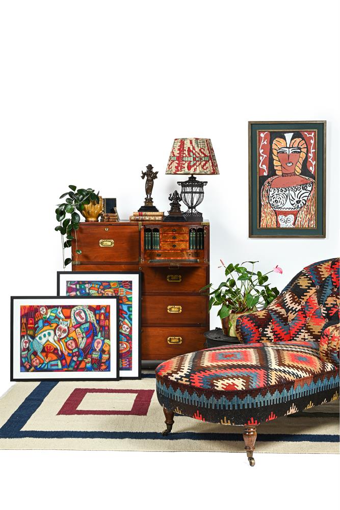 TWO INDIAN BRONZE DEITIES, 20TH CENTURY - Image 4 of 4