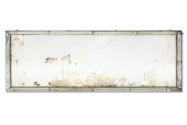 AN ETCHED GLASS MIRROR OF MONUMENTAL SCALE