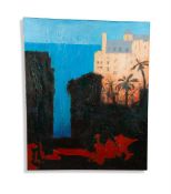 λ LYON OLIVER (BRITISH B. 1949), CHATEAU MARMONT SUNSET