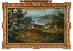 CONTINENTAL SCHOOL (18TH CENTURY), WATERBIRDS