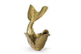 ATTRIBUTED TO JACQUES DUVAL-BRASSEUR; A 'MODEL OF A FISH' FOUNTAIN; SECOND HALF 20TH CENTURY