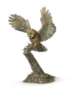 λ HAMISH MACKIE (BRITISH B. 1973), OWL IN FLIGHT