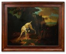 MANNER OF JEAN BAPTISTE-OUDRY, A POINTER IN A LANDSCAPE