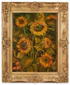 J. C. JOON (20TH/21ST CENTURY), SUNFLOWERS