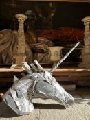 λ HALLIDAY AVRAY-WILSON (BRITISH B. 1967), UNICORN, 2024