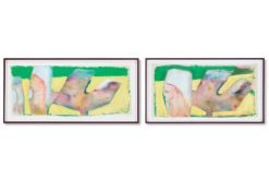 λ CHRIS MOON (BRITISH B. 1977), LAZY BONES (DIPTYCH)