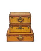 THREE LOUIS VUITTON TRUNKS, FIRST HALF 20TH CENTURY