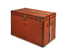 LOUIS VUITTON, LEATHER TRUNK