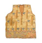 A Tibetan tabard made from a Priest's shawl