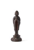 A Chinese bronze Buddhistic figure of a Lohan