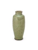 A Chinese Longquan celadon vase