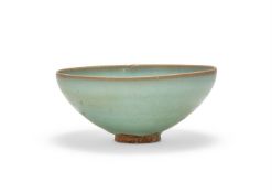 A Chinese 'Jun' sky-blue-glazed bowl