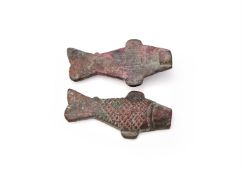 A Chinese bronze fish tally