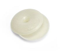 A Chinese white jade reticulated pomander box and cover