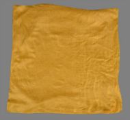 A Chinese yellow brocade