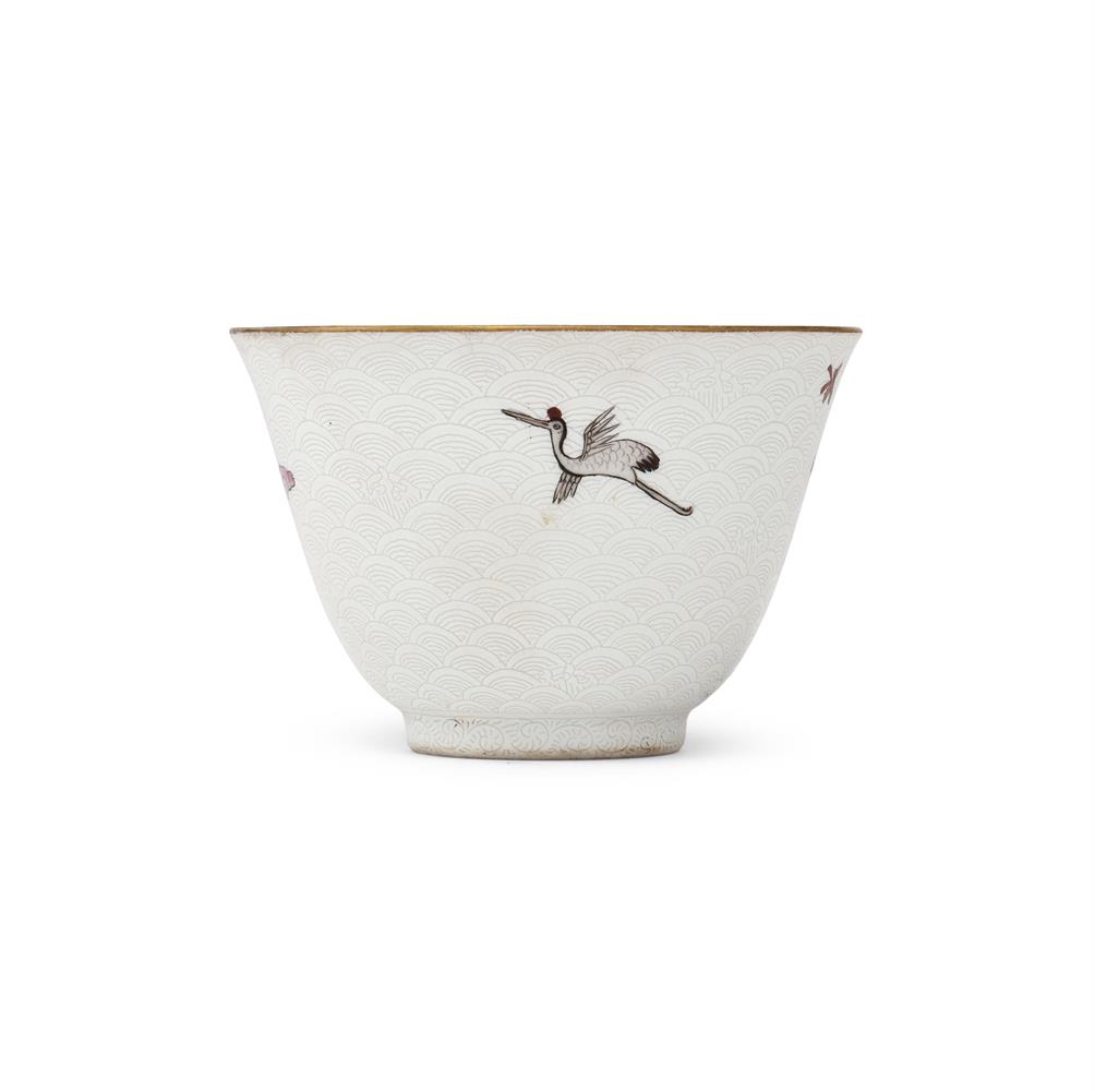 A Chinese Famille Rose tea bowl - Image 4 of 6