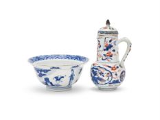 A Chinese blue and white bowl