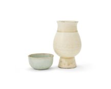A Chinese Ding style pear shaped vase