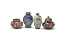 Adachi Kinjiro: A Japanese Cloisonné Enamel Vase