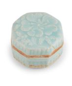 A Chinese Qingbai cosmetic box and lid