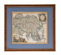 Ɵ ASIA.- SEUTTER (MATTHÄUS) ASIA CUM OMNIBUS IMPERIIS