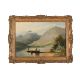 RICHARD HILDER (BRITISH 1813-1852), FISHERMEN WASHING THEIR NETS - Image 1 of 3
