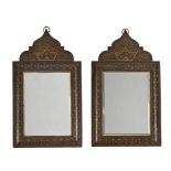 A PAIR OF QAJAR INLAID FRAMES, 19TH CENTURY