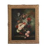 PRESSET (FRENCH 20TH CENTURY), STILL LIFE OF FLOWERS IN A VASE
