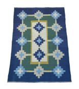 A FLATWOVEN KILIM, IN SWEDISH STYLE, CONTEMPORARY