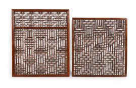 A CHINESE LATTICE WINDOW PANEL, 20TH CENTURY