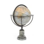 A FRENCH RELIEF GLOBE BY THURY AND BELNET, DIJAN, DATED 1861