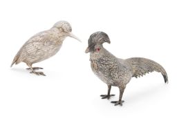 A GERMAN SILVER SNIPE PEPPERETTE B. NERESHEIMER & SÖHNE