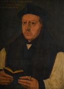 FOLLOWER OF HANS HOLBEIN THE YOUNGER, PORTRAIT OF THOMAS CRANMER, ARCHBISHOP OF CANTERBURY