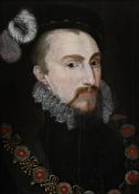 ENGLISH SCHOOL (LATE 16TH CENTURY), PORTRAIT OF ROBERT DUDLEY, EARL OF LEICESTER