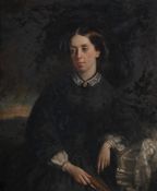 ALEXANDER GLASGOW (BRITISH FL. 1840-1890), PORTRAIT OF EMMA JULIA