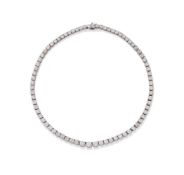 A DIAMOND RIVIERE NECKLACE