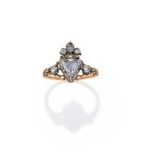 A LATE 19TH CENTURY DIAMOND RING