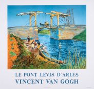 Van Gogh (1853-1890) after. Poster for Le Pont-Levis D’Arles; Poster for Tournesols