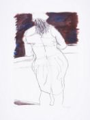 Bob Dylan (b.1941) Woman In Red Lion Pub, from The Drawn Blank Series (2008)