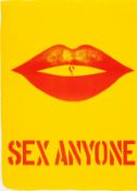 Robert Indiana (b.1928) Sex Anyone, from the One Cent Life portfolio