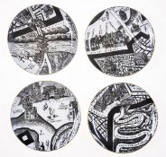 λ Grayson Perry (b.1960) Map of Days (Set of Four)