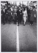 Dan Budnik (1933-2020) Selma to Montgomery March, Triumphant Civil Rights leaders entering …