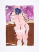 Bob Dylan (b.1941) Woman In Red Lion Pub, from The Drawn Blank Series (2008)