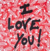 λ Mr Brainwash (b.1966), I Love You
