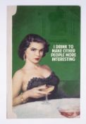 λ The Connor Brothers (b.1968), I Drink To Make Other People More Interesting