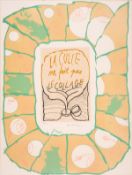 λ Pierre Alechinsky (b.1927) La Colle Ne Fait Pas Le Collage, from Bonjour Max Ernst