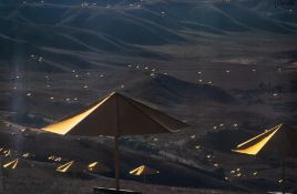 λ Christo (1935-2020) The Umbrellas, Japan - USA, 1984-91