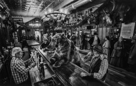 λ David Yarrow (b.1966), A Bear Walks Into A Bar